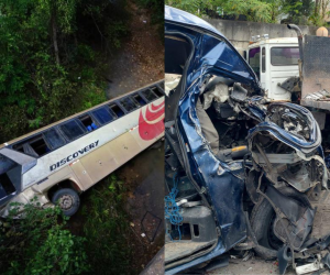 Las imágenes del accidente en carretera a Olancho y Taulabé se llevan la portada de los accidentes mas impactantes del 2023.