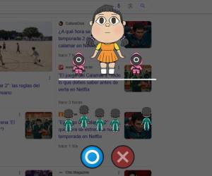 Google añade un toque interactivo al buscar “El Juego del Calamar 2”.
