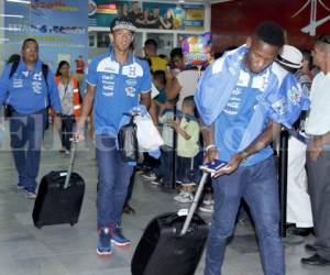 Los seleccionados llegaron a medio día luego de lograr su clasificación a la hexagonal final (Foto: Neptalí Romero)