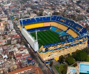 Imágenes aéreas del estadio de Boca Juniors.