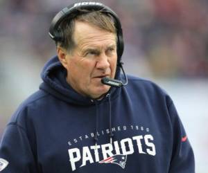 Bill Belichick, entrenador de los Patriotas de Nueva Inglaterra.