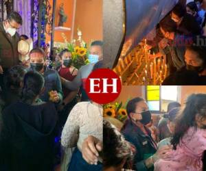 En las imágenes se puede apreciar a la muchedumbre, mientras ambos permanecen cerca del altar del templo sagrado. FOTOS: EL HERALDO