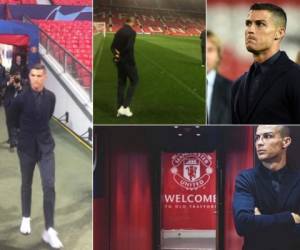 Cristiano Ronaldo se le ha visto muy nostálgico tras volver al Old Trafford del Manchester United. Fotos: AFP y @JuventusFC en Twitter