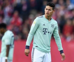 James Rodríguez, volante del Bayern Munich, llegaría a jugar en la liga de Francia con el PSG. Foto:AFP