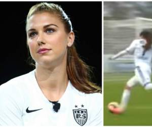 Alex Morgan se convirtió en la estrella de su equipo Lyon ante el Rodez este día