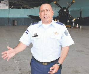 Coronel José Luis Sauceda, comandante de la Fuerza Aérea de Honduras (FAH).