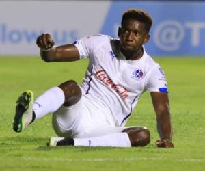 El defensor central del Olimpia de la capital de Honduras, Johnny Palacios, volvió a sufrir una lesión en el tendón derecho. Foto: EL HERALDO