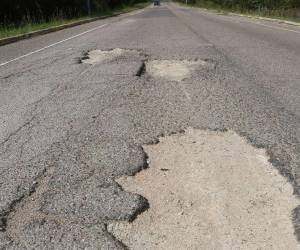 Imagen de la carretera que conduce hacia El Paraíso, al oriente de Honduras.