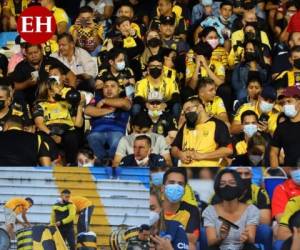 En medio de un espectacular ambiente, Real España recibe a Motagua en el estadio Morazán de San Pedro Sula por la vuelta de las semifinales de la Liga Nacional. En pareja, con amigos y en familia los aficionados de la máquina se volcaron al estadio. Aquí te dejamos imágenes del ambiente que se vive. Fotos: EL HERALDO