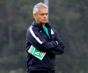 Reinaldo Rueda Rivera, entrenador honduro-colombiano del Atlético Nacional de Colombia.