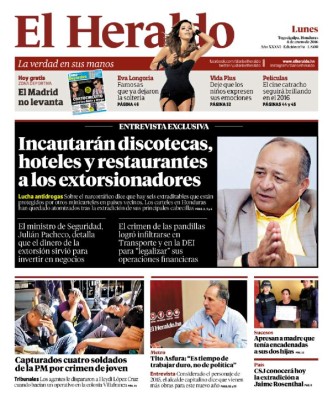 Incautarán discotecas, hoteles y restaurantes a los extorsionadores