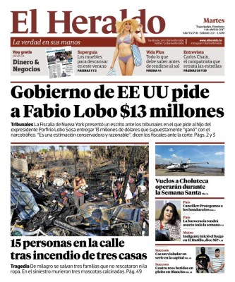 Gobierno de EE UU pide a Fabio $ 13 millones