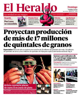 Proyectan producción de más de 17 millones de quintales de granos