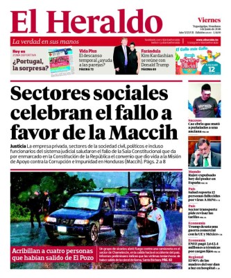 Sectores sociales celebran el fallo a favor de la Maccih