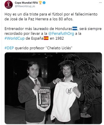 Legendario e histórico: el mundo lamenta la muerte de Chelato Uclés