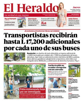 Transportistas recibirán hasta L17,200 adicionales por cada uno de sus buses