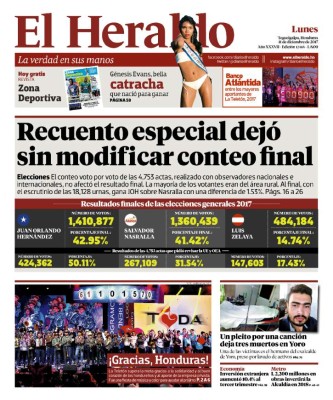 Recuento especial dejó sin modificar conteo final