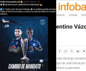 “Motagua frenó el sueño del penta de Olimpia”: La prensa deportiva internacional reacciona al título del ciclón en el torneo Apertura 2024