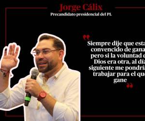 El precandidato por el movimiento “Juntos por el Cambio” del Partido Liberal, Jorge Cálix, sufrió una humillante derrota con más de 75 mil votos, hasta el momento, ante Salvador Nasralla. Sin embargo, él asegura que buscará un lugar con el ganador liberal para poder sacar del poder a Libre y su ‘familión’. Aquí las frases: