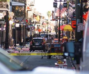 El trágico atropello se produjo en Bourbon Street, en el llamado Barrio Francés, después de Año Nuevo.