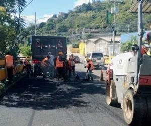 El tramo intervenido es el que se ubica entre la salida a Valle de Ángeles y el desvío a la colonia Kennedy.