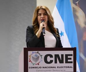 Cossette López, consejera presidenta del Consejo Nacional Electoral de Honduras.