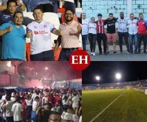 El día decisivo llegó y este noche se lleva a cabo el partido de vuelta por las semifinales entre Olimpia y Motagua por la Liga Concacaf 2022. El estadio Nacional Chelato Uclés se viste de gala para definir al segundo finalista del torneo internacional. La euforia y alegría de los aficionados no se hizo esperar. A continuación las imágenes,