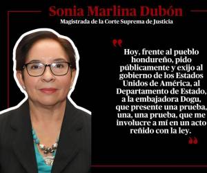 Sonia Marlina Dubón argumentó que su inclusión en la Lista Engel se debe a que ellas siempre se ha opuesto a las ZEDE. Aquí las frases más relevantes de su declaración.