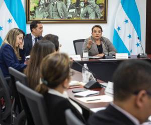 La presidenta Xiomara Castro Sarmiento, se reunió con representantes del Banco Interamericano de Desarrollo (BID) y la Secretaría de Salud (Sesal), para conocer los avances de los proyectos hospitalarios.