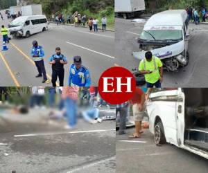 Un fatal choque colectivo dejó a tres personas muertas en el kilómetro 100 de la carretera CA-5, a la altura de la cuesta de La Virgen en Siguatepeque, departamento de Comayagua. El autobus perdió el control luego de que se le estallará una llanta. A continuación te contamos los detalles.