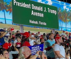 La ciudad floridana de Hialeah, aledaña a Miami, quiere que el condado de Miami-Dade respalde en una votación que una conocida avenida de gran población cubano-estadounidense lleve el nombre de Trump.