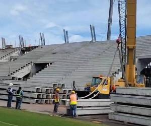 Las obras de remodelación en el estadio Nacional Chelato Uclés están a punto de llegar a su fin y aquí te lo mostramos.