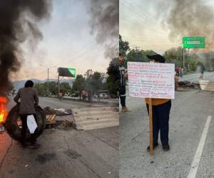 Con diferentes exigencias, pobladores de la zona norte del país bloquearon el acceso de los bulevares del norte, sur y salida al occidente del país.