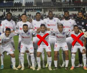 Olimpia tendrá dos bajas importantes para la final de vuelta ante Motagua y se trata de Carlos Pineda y Edwin Rodríguez. ¿Cómo será el 11 Albo este domingo?