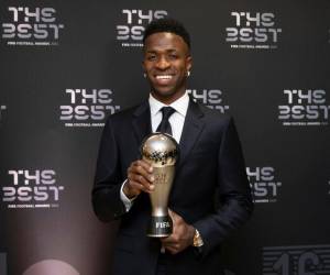 Vinicius ganó su primer Premio The Best a los 24 años de edad.