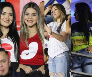 El estadio Nacional de Tegucigalpa se llenó de bellas chicas para la semifinal de vuelta entre el Olimpia y Olancho FC por el torneo Apertura.