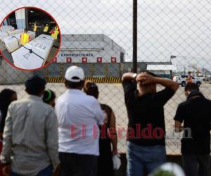 Fernando Caballero, Alejandro Caballero, Margie Paz, Adela Betulia Ramírez, Jazmín Nayarith Bueso y Belkis Esmeralda Anariba Cáceres, fueron esperados con ansias por sus familiares en la terminal aérea.