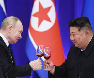 Putin y Kim Jong-un tienen una buena relación diplomática.