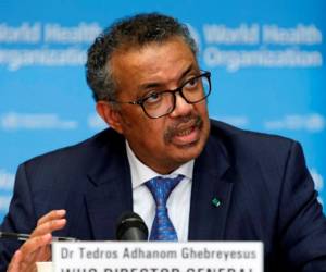 El director general de la Organización Mundial de la Salud (OMS), Tedros Adhanom Ghebreyesus.