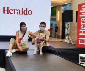 Hasta una pareja de extranjeros con su canino hondureño asistieron al exitoso evento que organizó EL HERLADO.