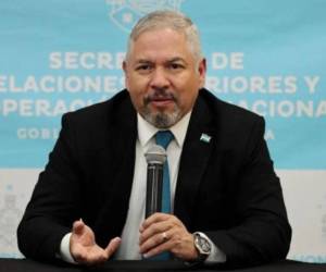 Eduardo Enrique Reina, Secretario de Relaciones Exteriores de Honduras.