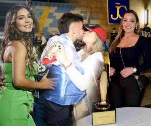 Al lado de un jugador campeón hay una linda pareja, y en la celebración del título 19 del Motagua se dejaron ver muchas de ellas.