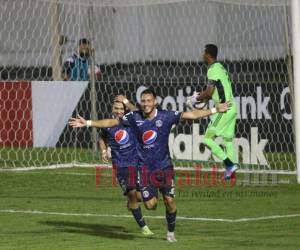 Ángel Tejeda acertó el primer tanto del Motagua.