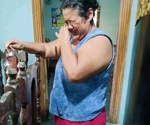 La acongojada señora se llevó un fuerte susto, según relató su familia.