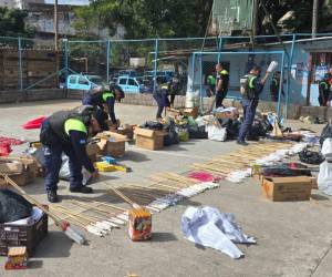 El operativo se realizó en la aldea La Cuesta, ubicada al norte de la capital.