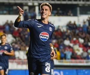 Rodrigo Auzmendi suma 9 goles con el Ciclón Azul, a pesar de la falta de minutos con el club.