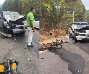 Una pareja murió en el trágico accidente entre una motocicleta y un vehículo pick-up que se registró la mañana de este miércoles -19 de abril- en la carretera que de la capital conduce a Santa Lucía. A continuación los detalles.