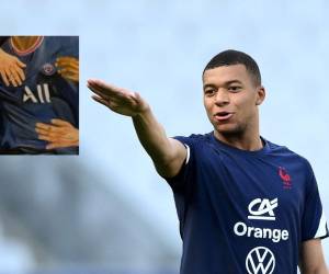 Kylian Mbappé mantuvo una tensa disputa con sus compañeros para llevarse un cuadro que representa a un jugador del PSG.