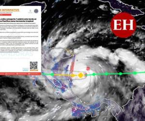 La tormenta Julia se convirtió en huracán de categoría 1 la noche del sábado. Pero se degradaría a Tormenta Tropical en las próximas horas.