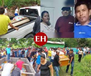 En medio del dolor y múltiples preguntas, familiares y vecinos dieron el último adiós a tres miembros de una familia que fueron acribillados en una finca del municipio de Ilama, en el departamento de Santa Bárbara en el occidente de Honduras. A continuación las dolorosas imágenes.